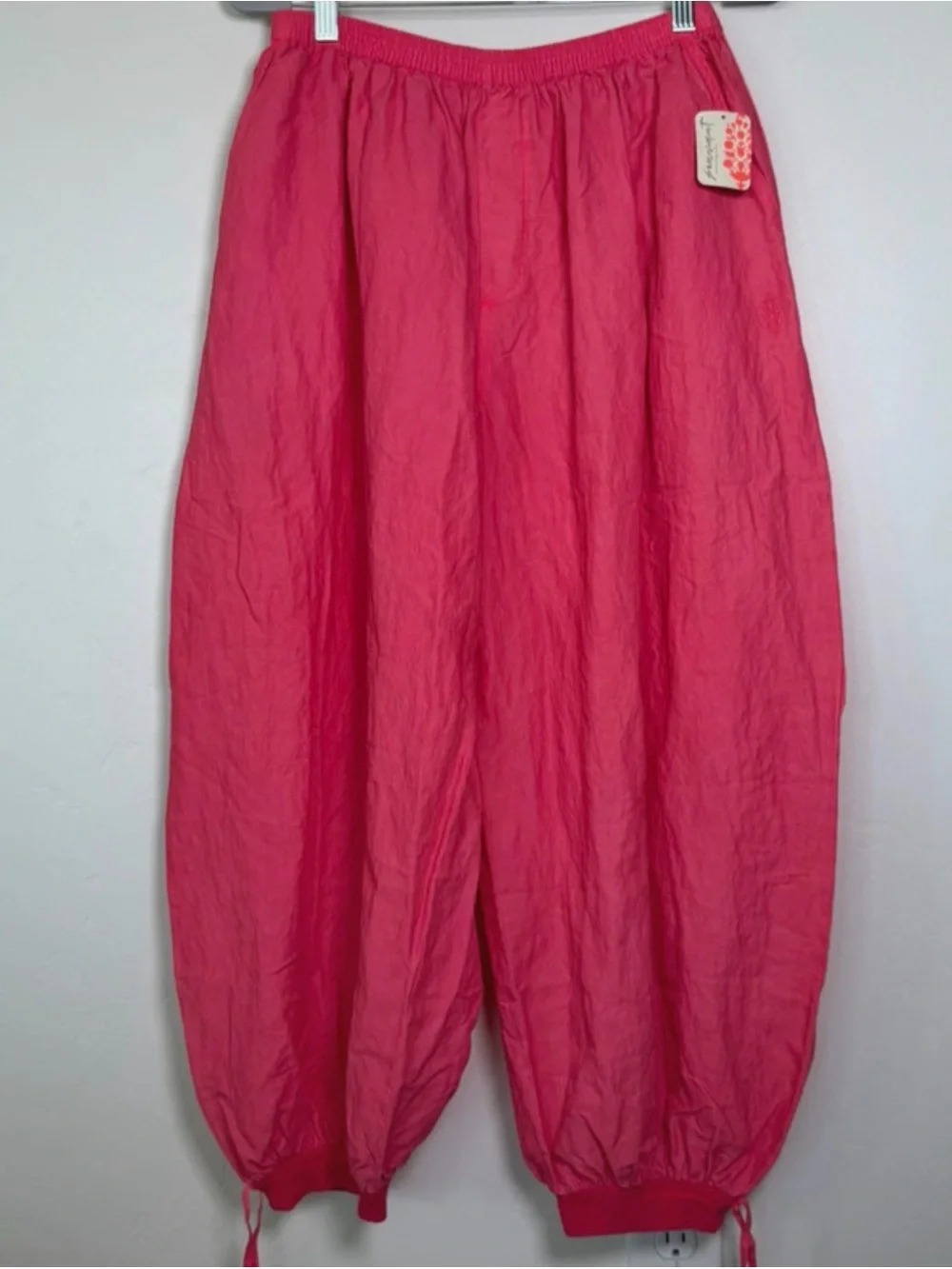 Free People Pink Balloon Pants Women Size S NWT